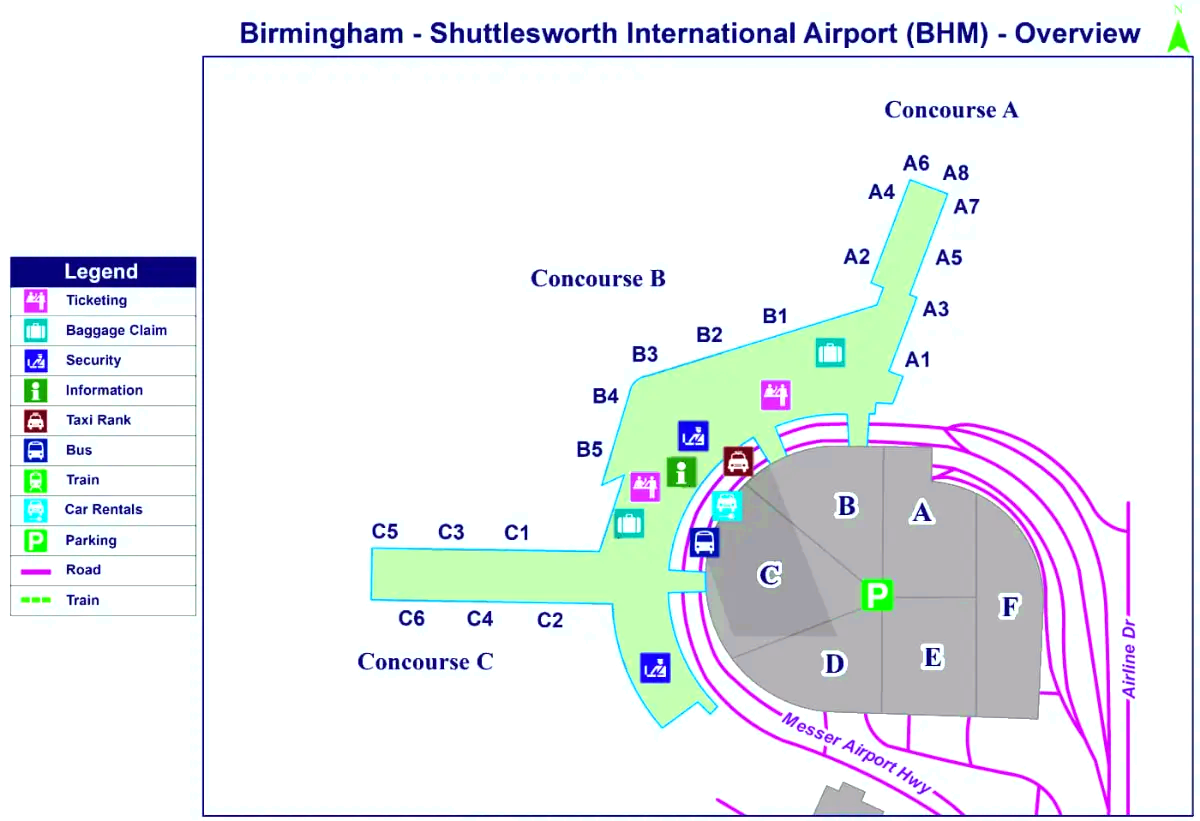 Birmingham-Shuttlesworth Uluslararası Havaalanı