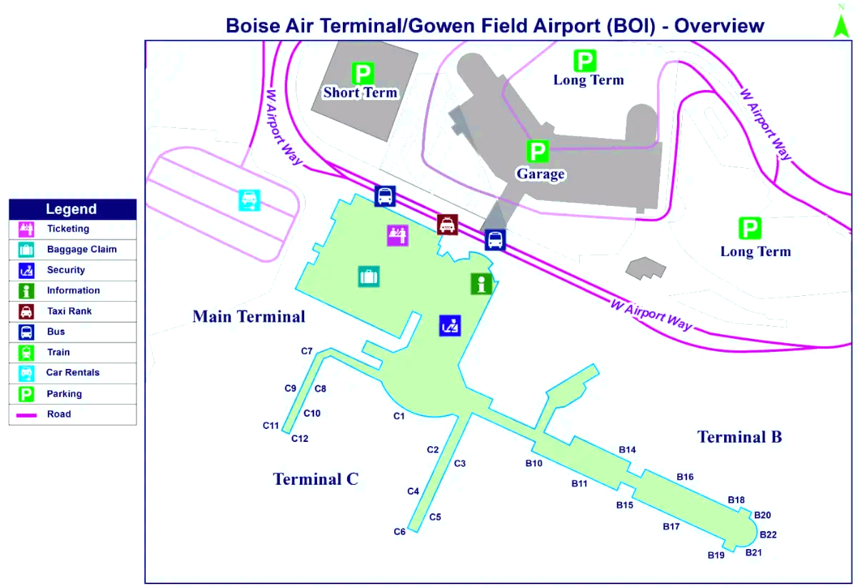 Boise Hava Terminali Havaalanı