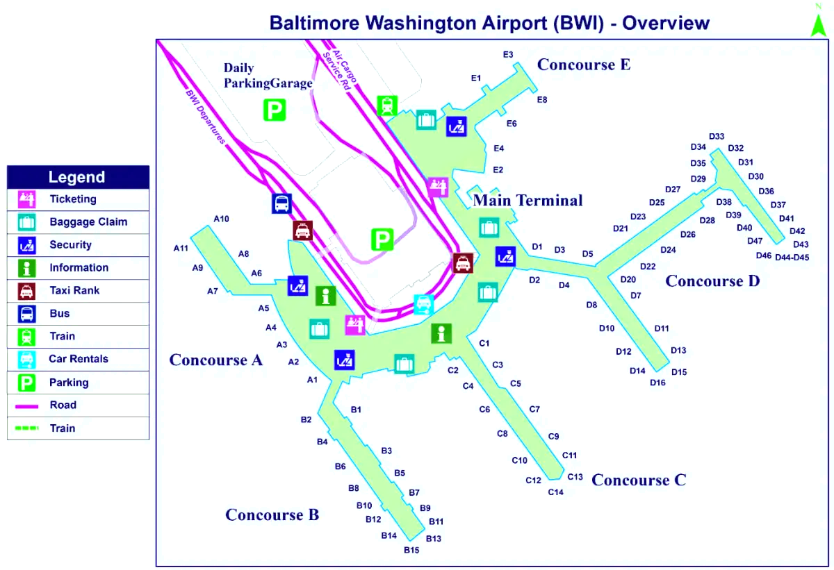 Baltimore/Washington Uluslararası Thurgood Marshall Havaalanı