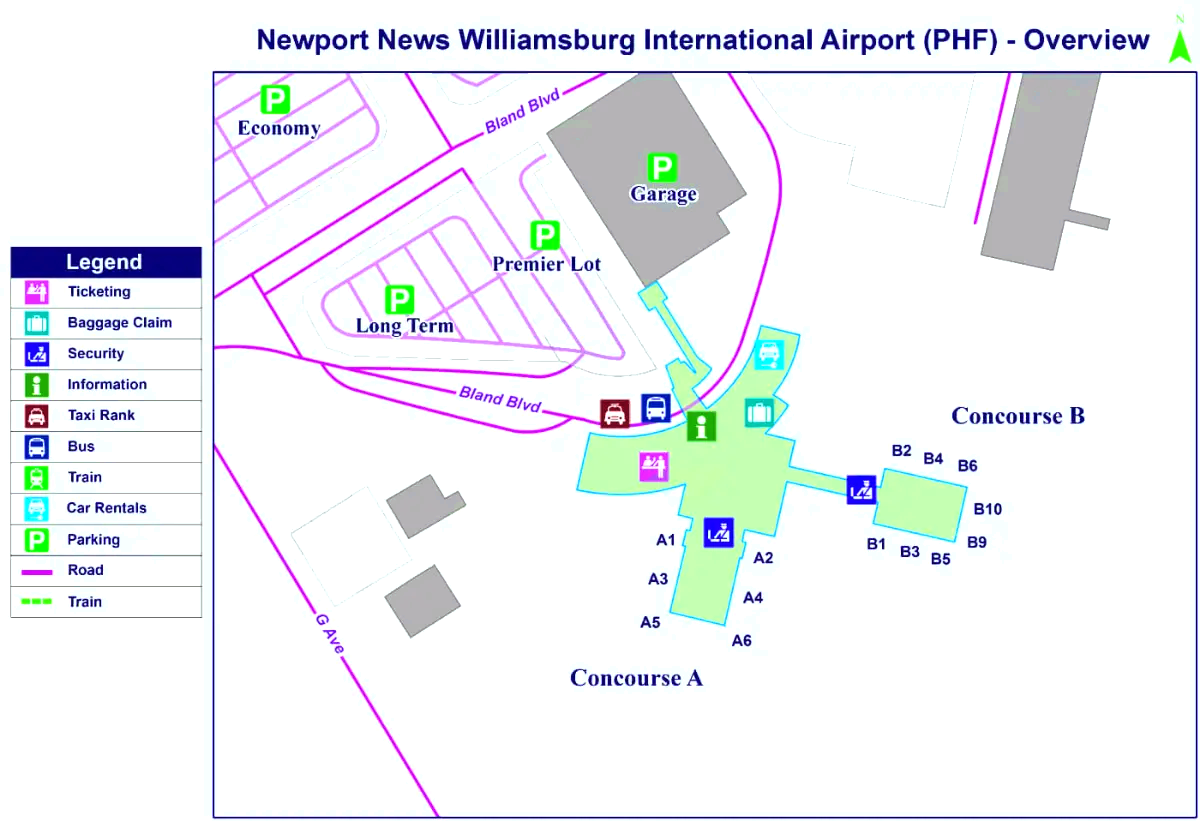 Newport News Williamsburg Uluslararası Havaalanı